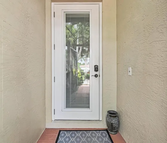 Impact Door w/built in blinds