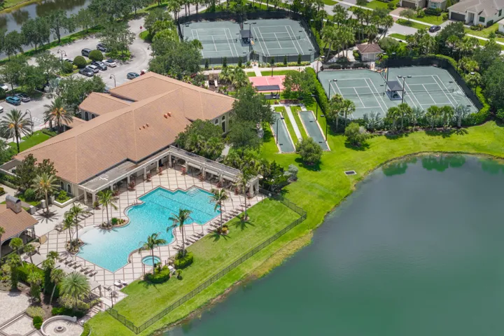 Aerial View Clubhouse - Resort Pool with Cabanas