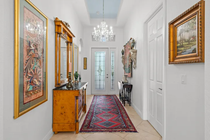 Looking into the Foyer from the Living / Dining Room