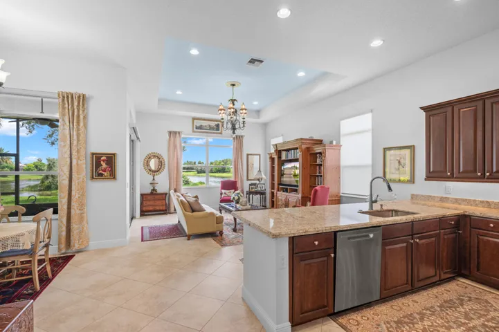 View of Kitchen and Family Room
