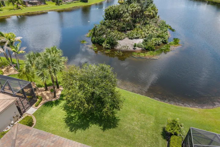 Aerial View of Rear Yard