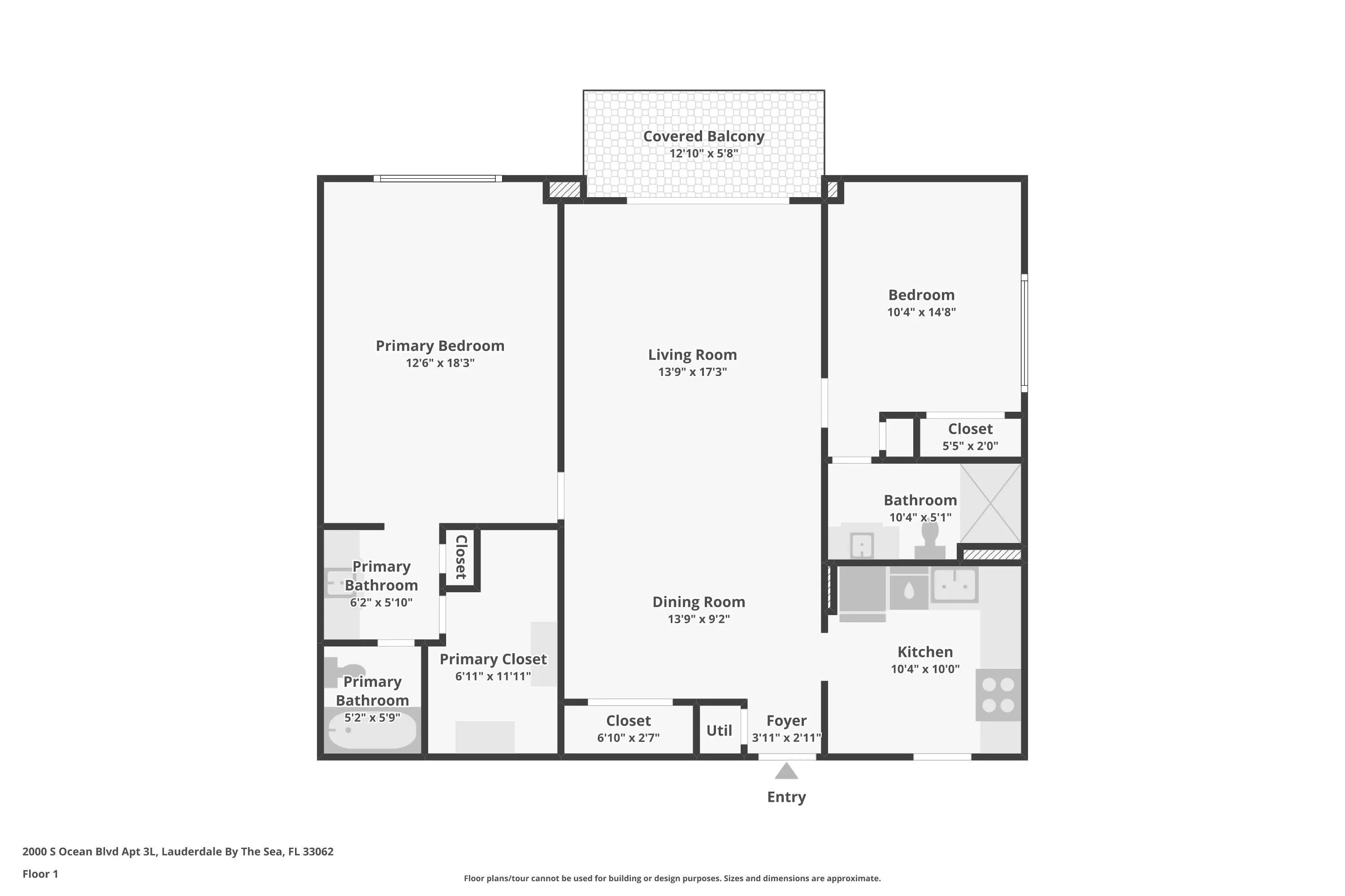 Floor Plan of your new ocean retreat