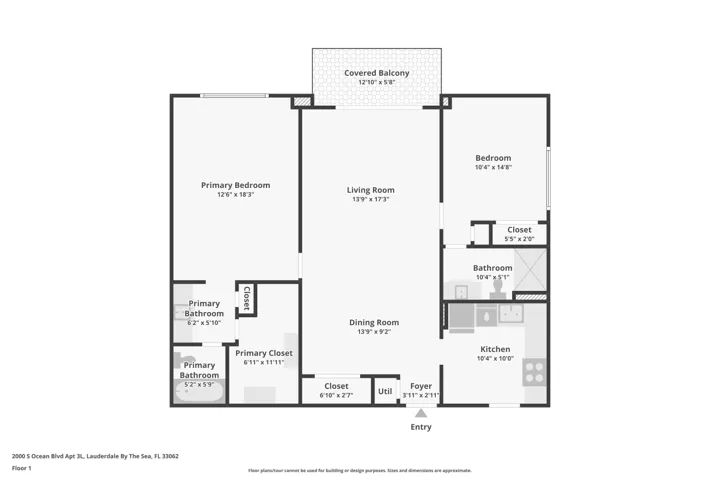 Floor Plan of your new ocean retreat