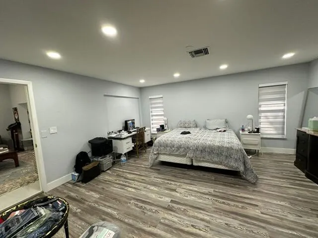 the master bedroom