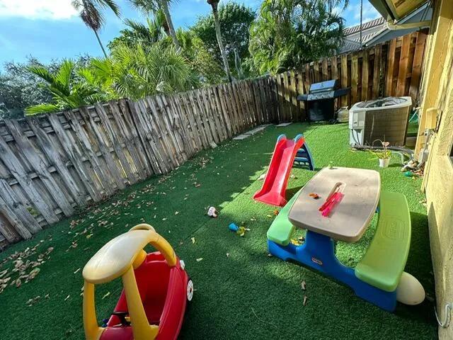 the back or side yard