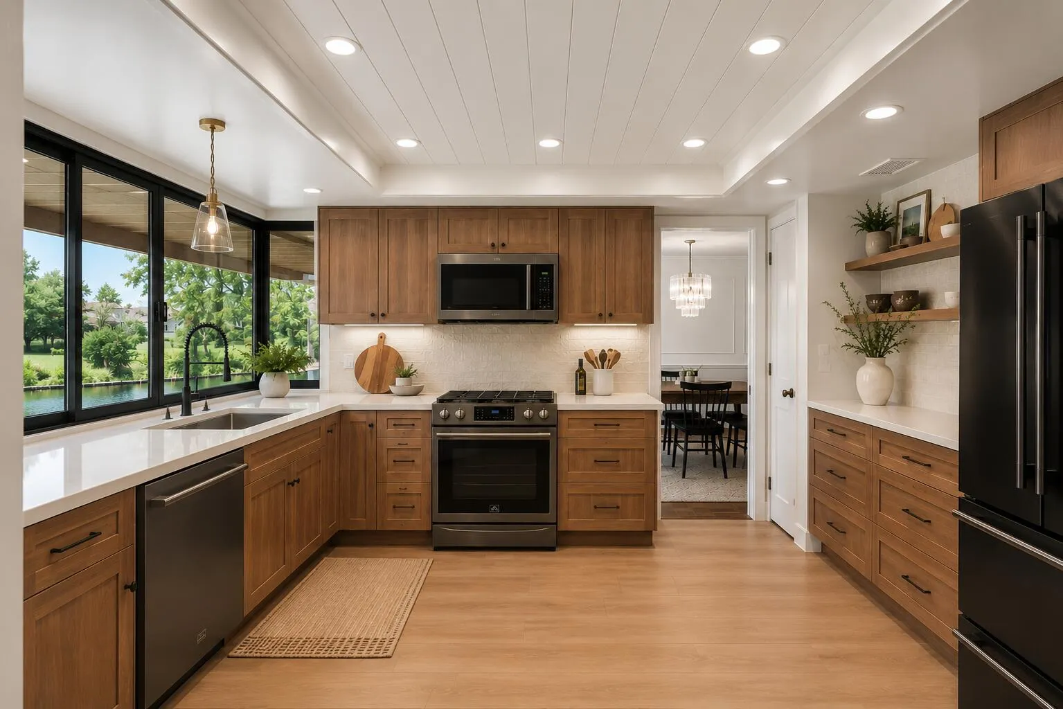 Digitally enhanced potential kitchen update
