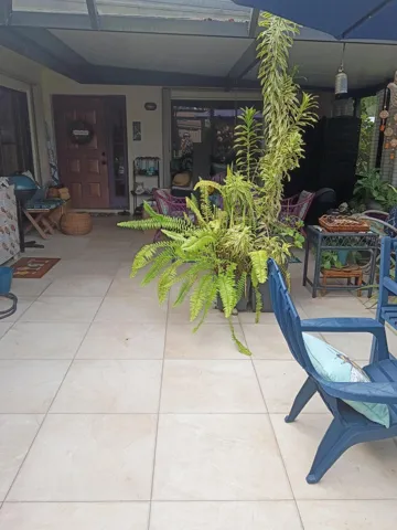 GATED PATIO ENTRY
