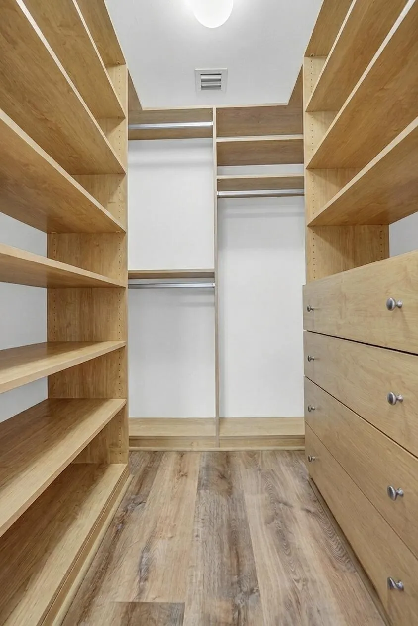 Custom walk-in closet