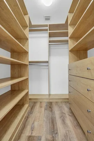 Custom walk-in closet