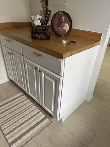 Kitchen Butcher Block Cabinet