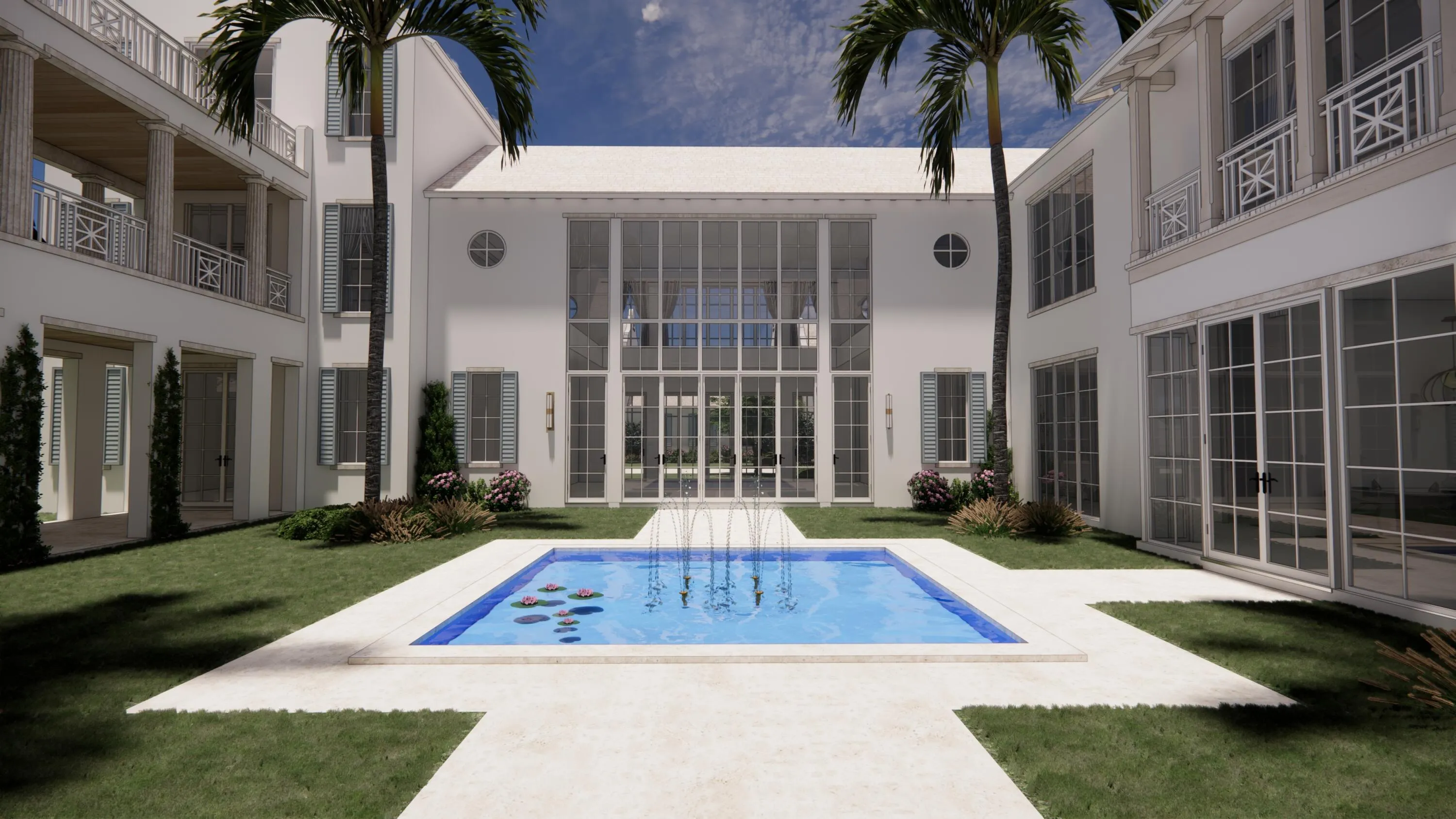 Courtyard 02- 2 Story