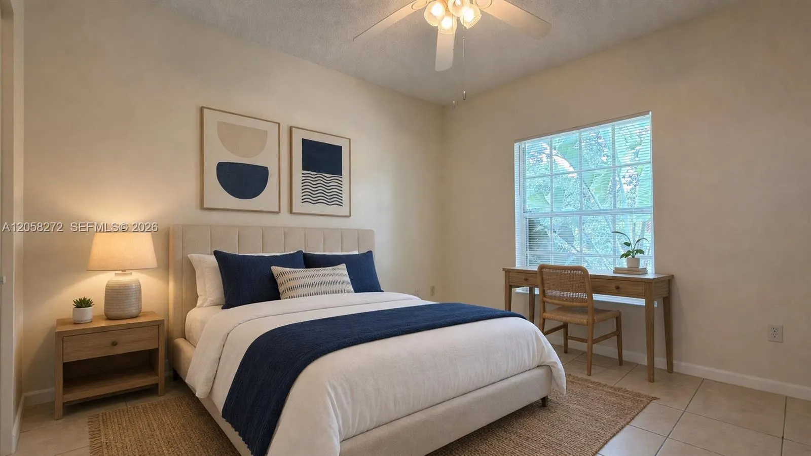 Virtually staged — furniture not included