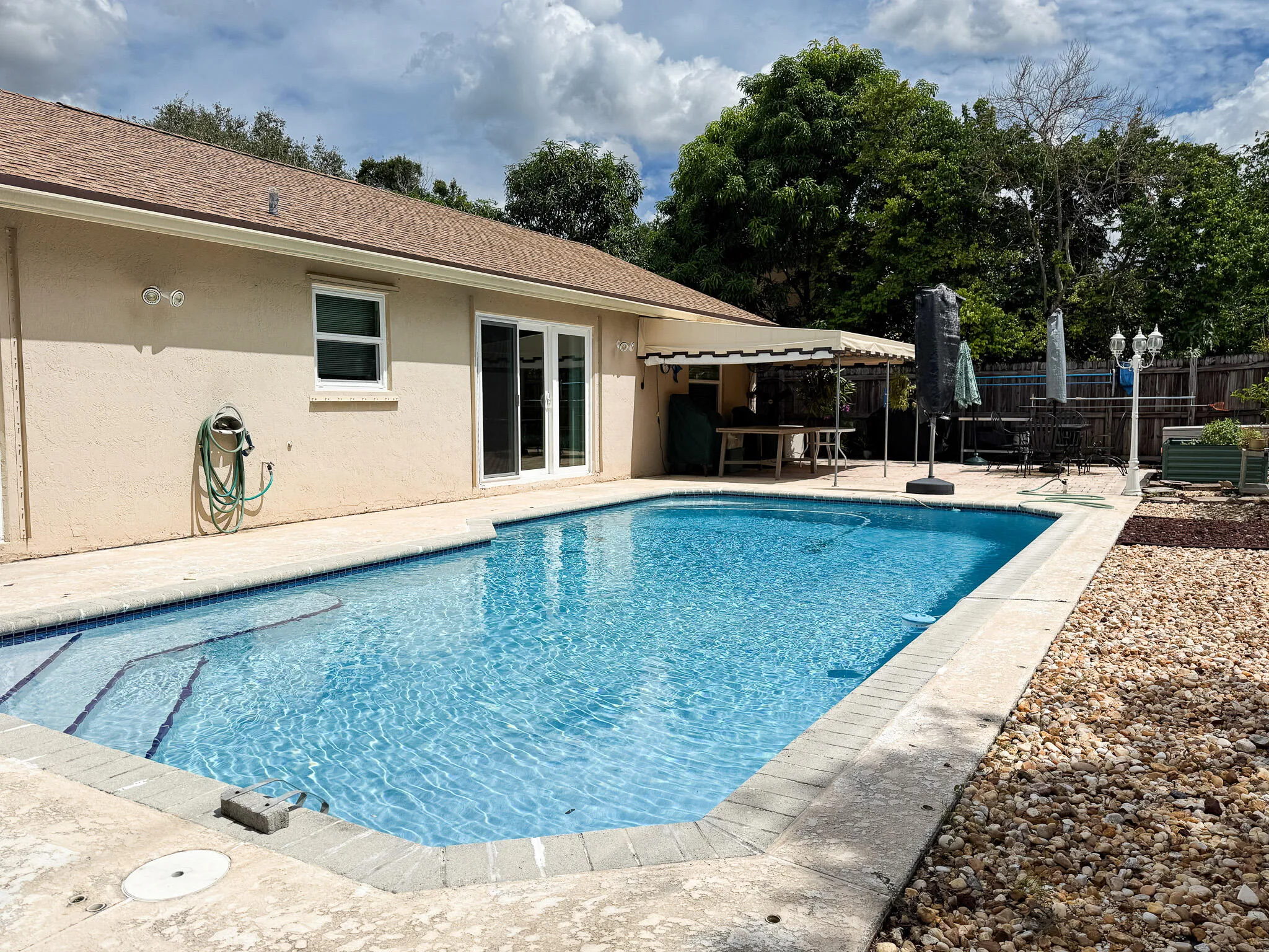 Pool and Backyard