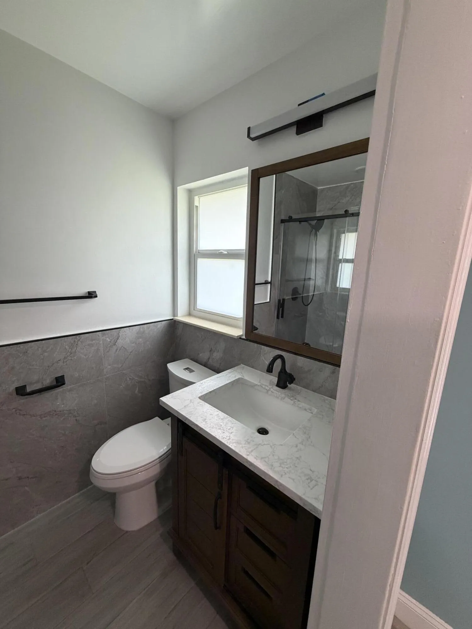 Main Bathroom Vanity View