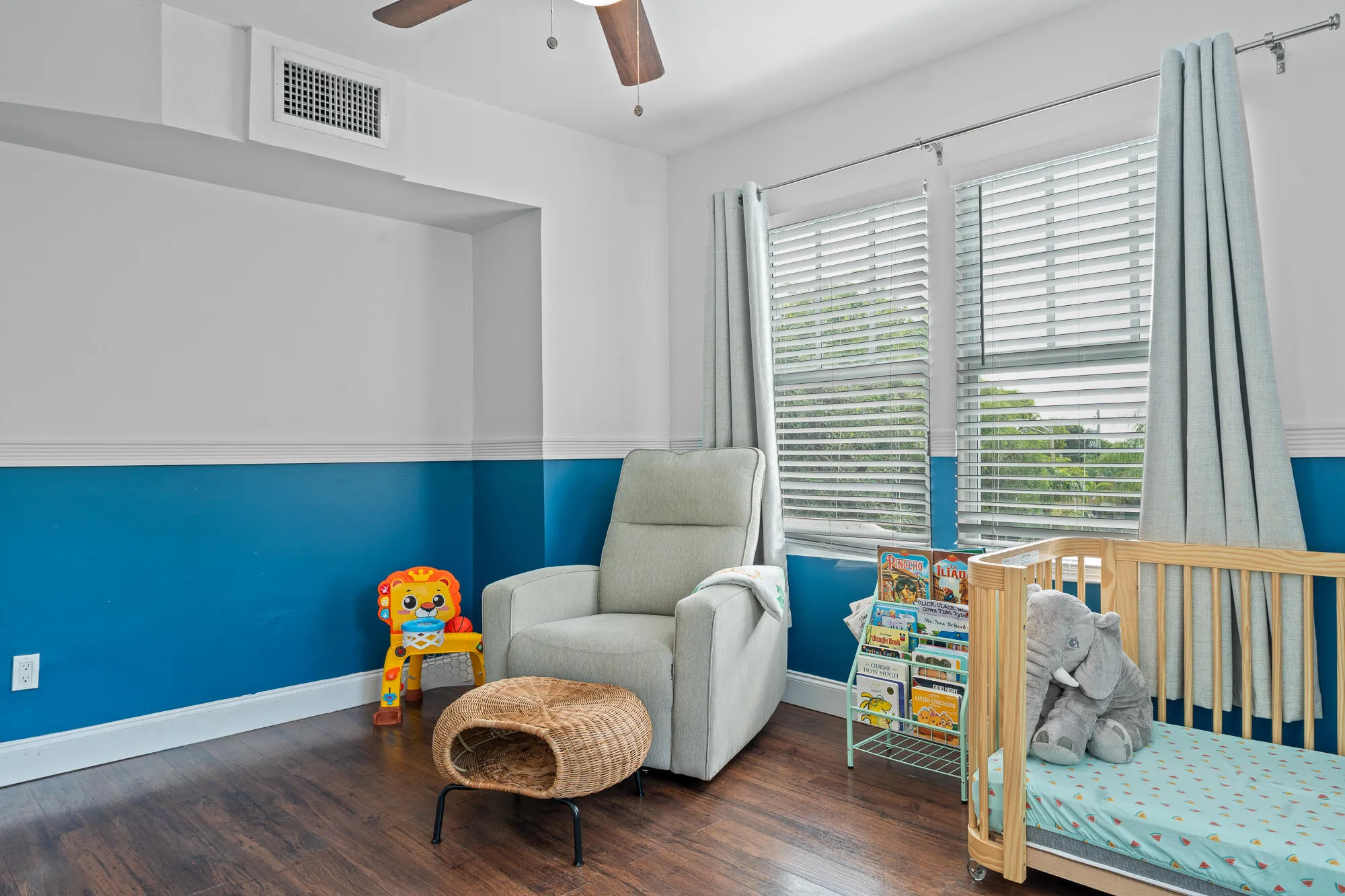 upstairs guest room