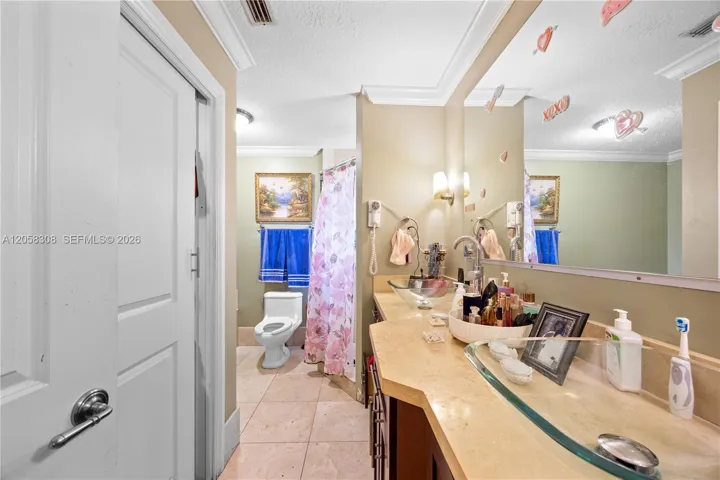 Master bathroom.