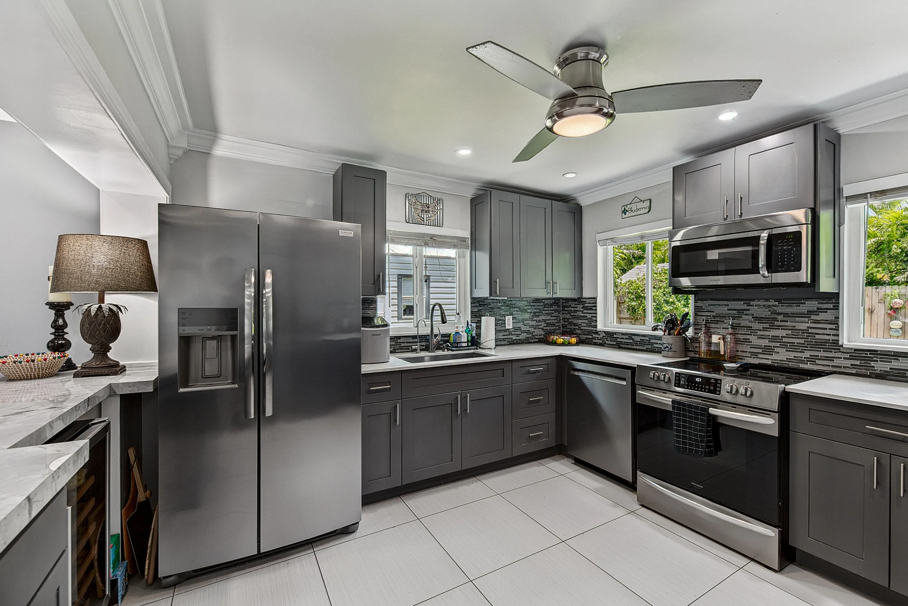 Kitchen Stainless steel appliances