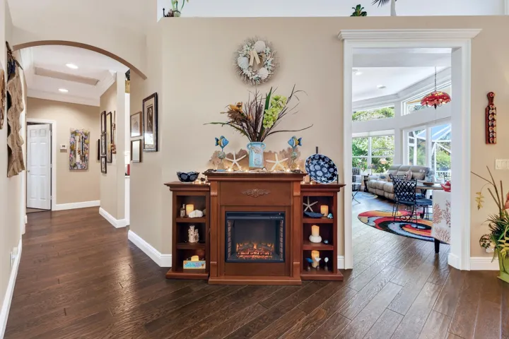 View to Hallway and Living Room