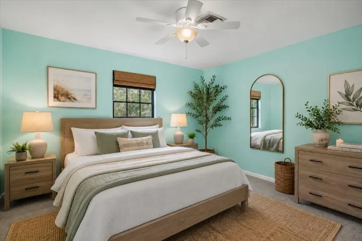 Primary Bedroom- virtually staged