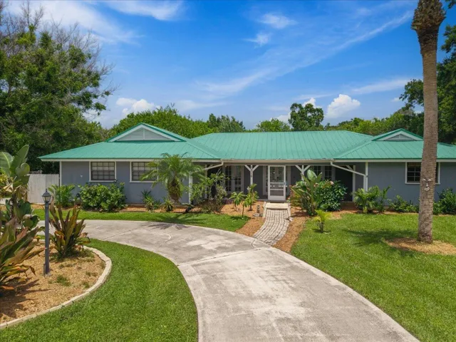 Exterior Front- private setting. 2019 roof
