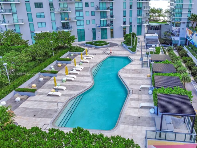 Lower level pool