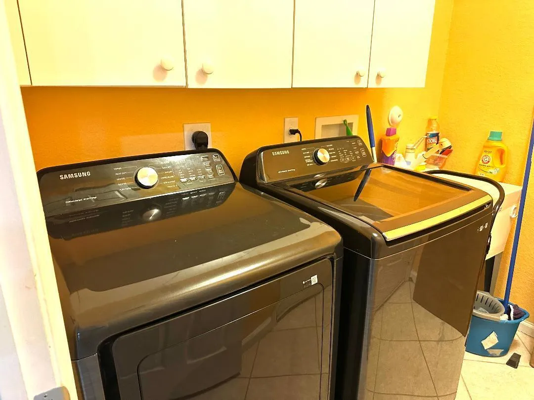 newer washer & dryer