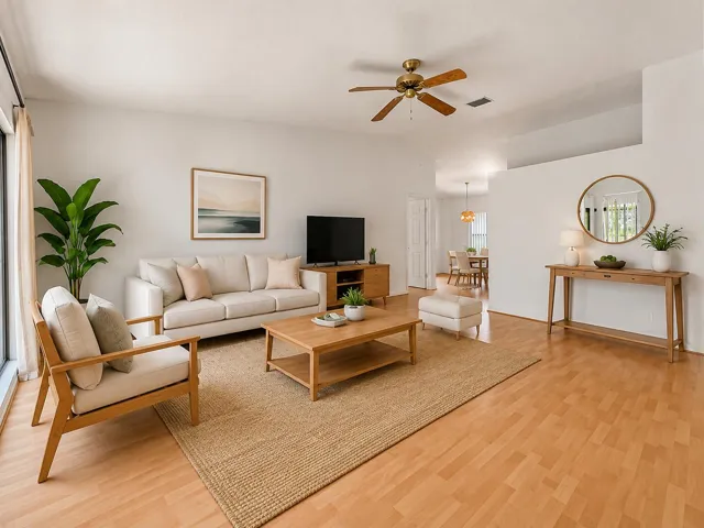Staged Living Room