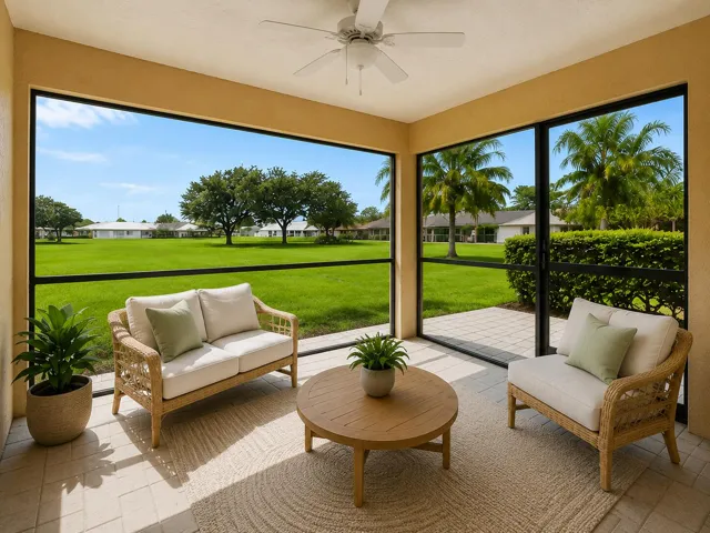 Staged Patio