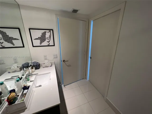 Second Bathroom, opens to corridor and second bedroom
