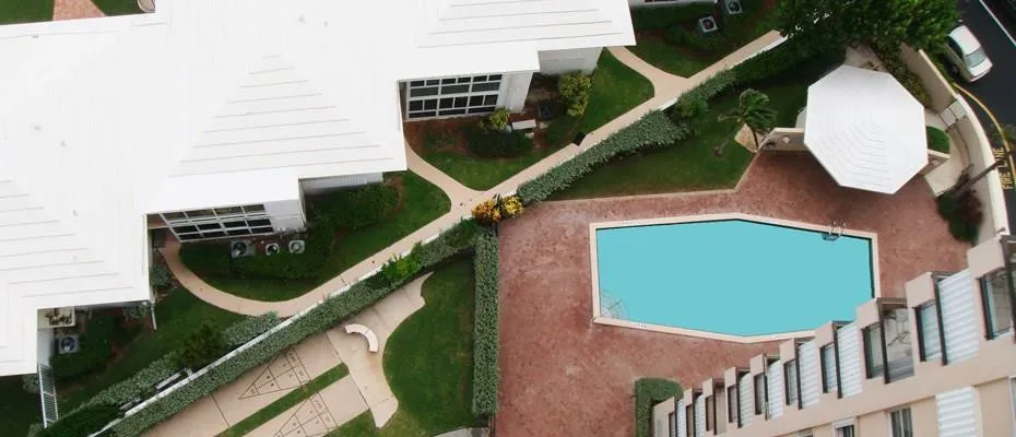 Leisure tower pool view