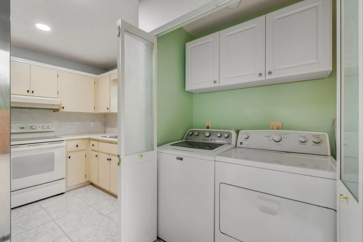 Laundry area