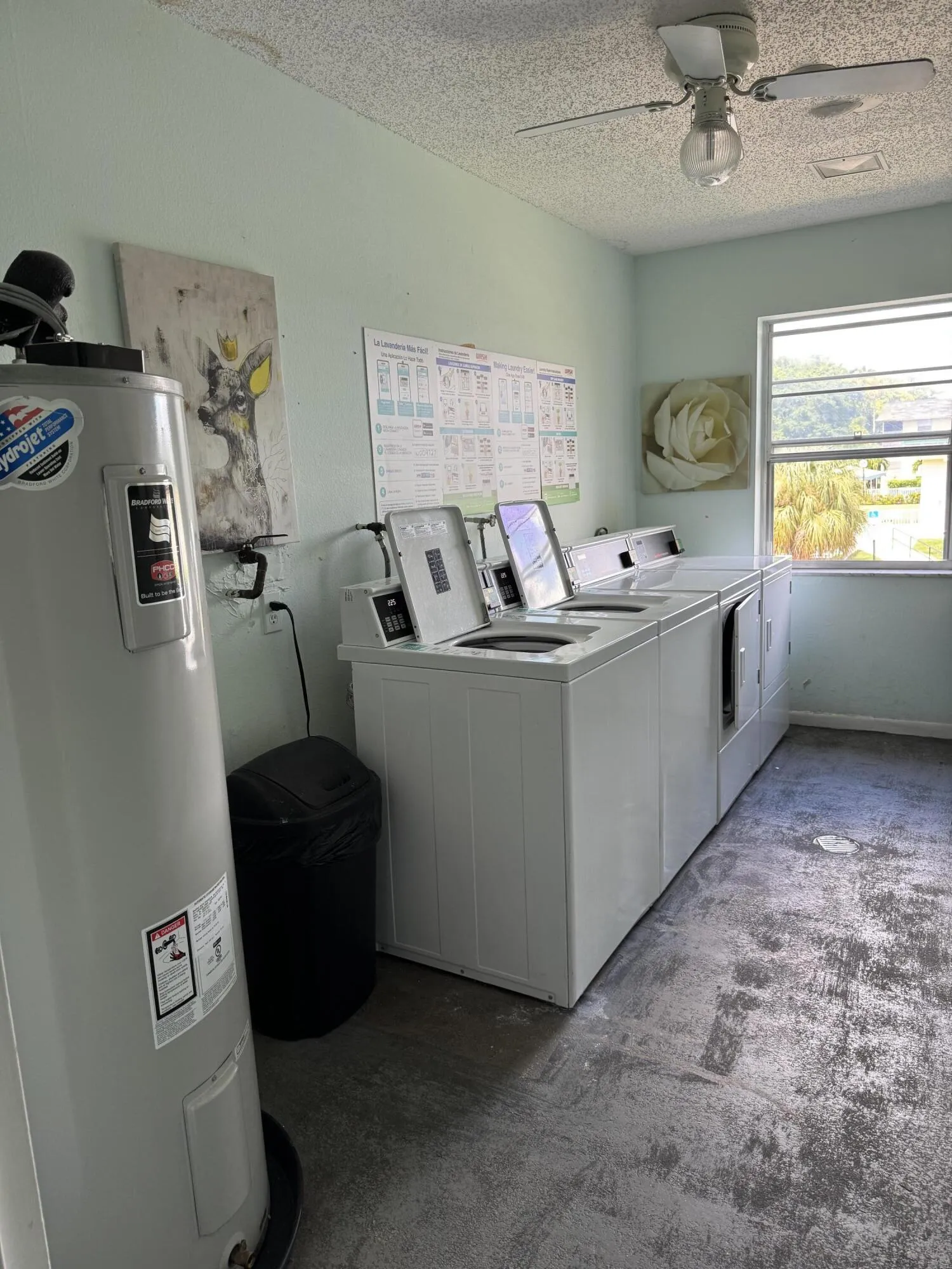 shared laundry room