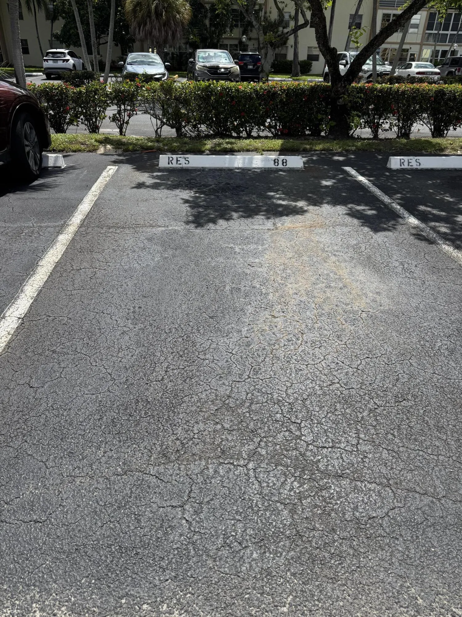 assigned parking space