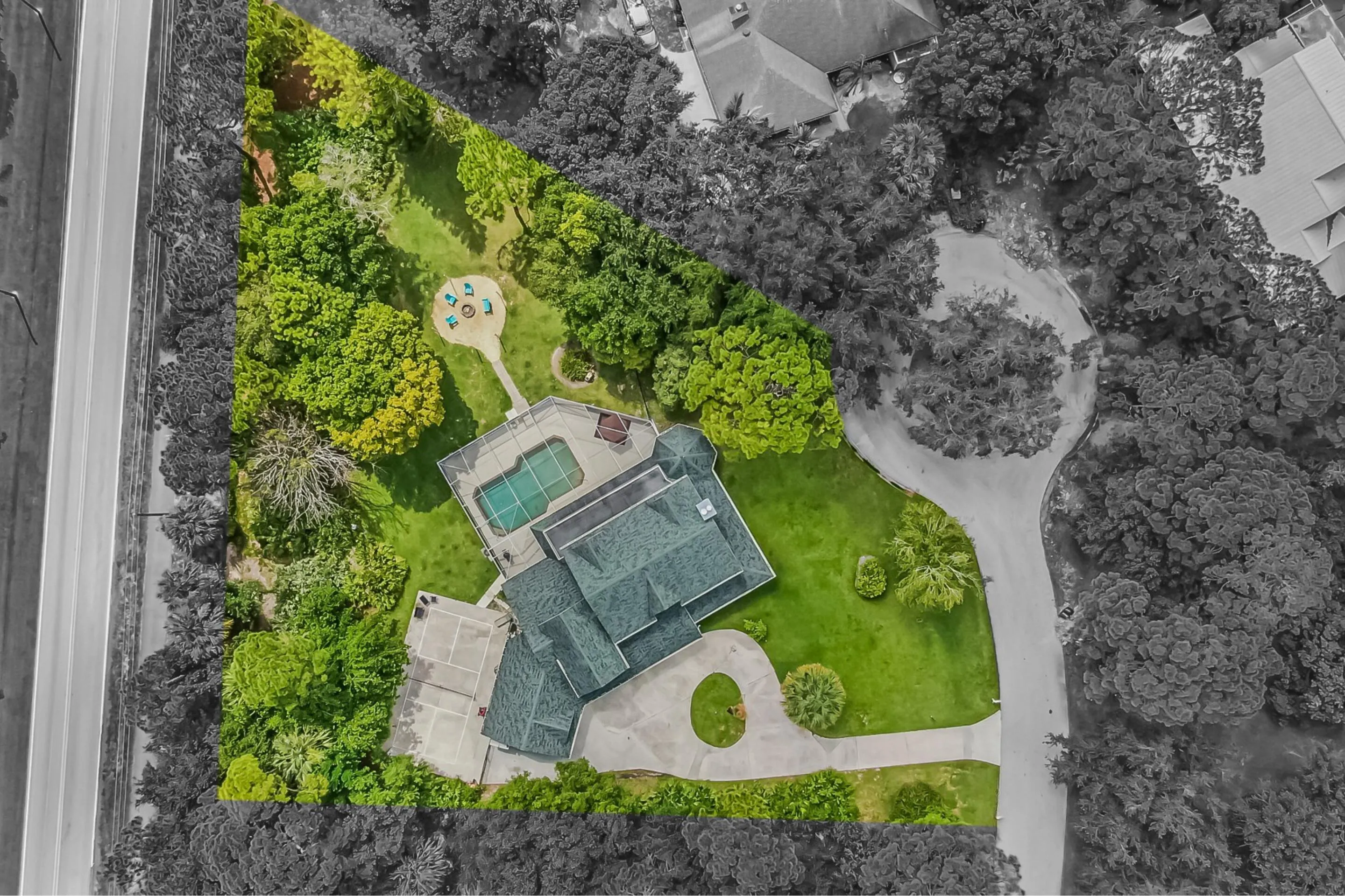Aerial View - Overhead