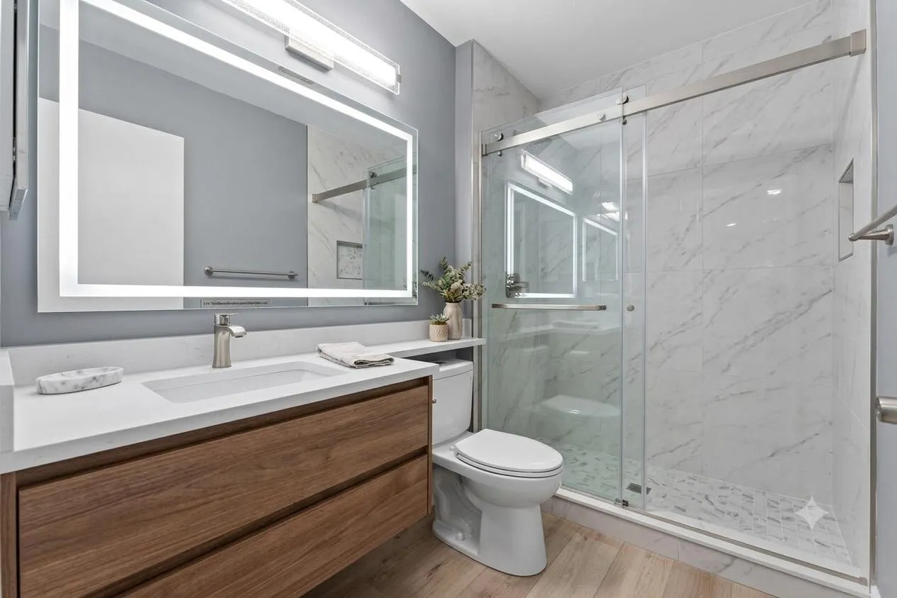 Primary Bathroom Updated using AI