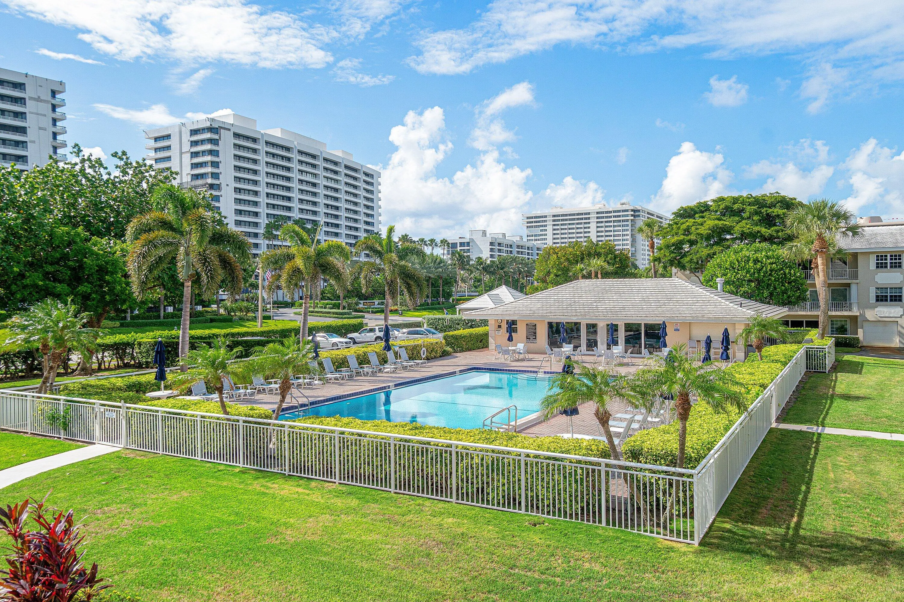 View to Pool from Balcony