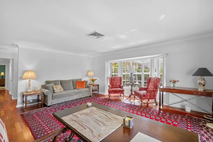 Large Living Room with Bay Windows