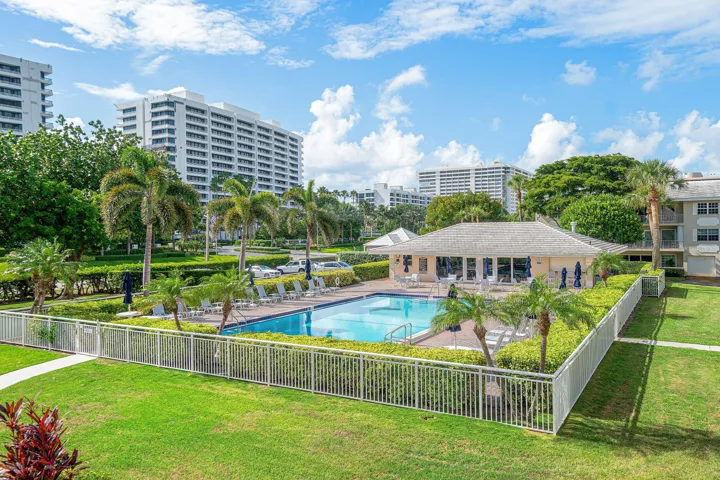 View to Pool from Balcony