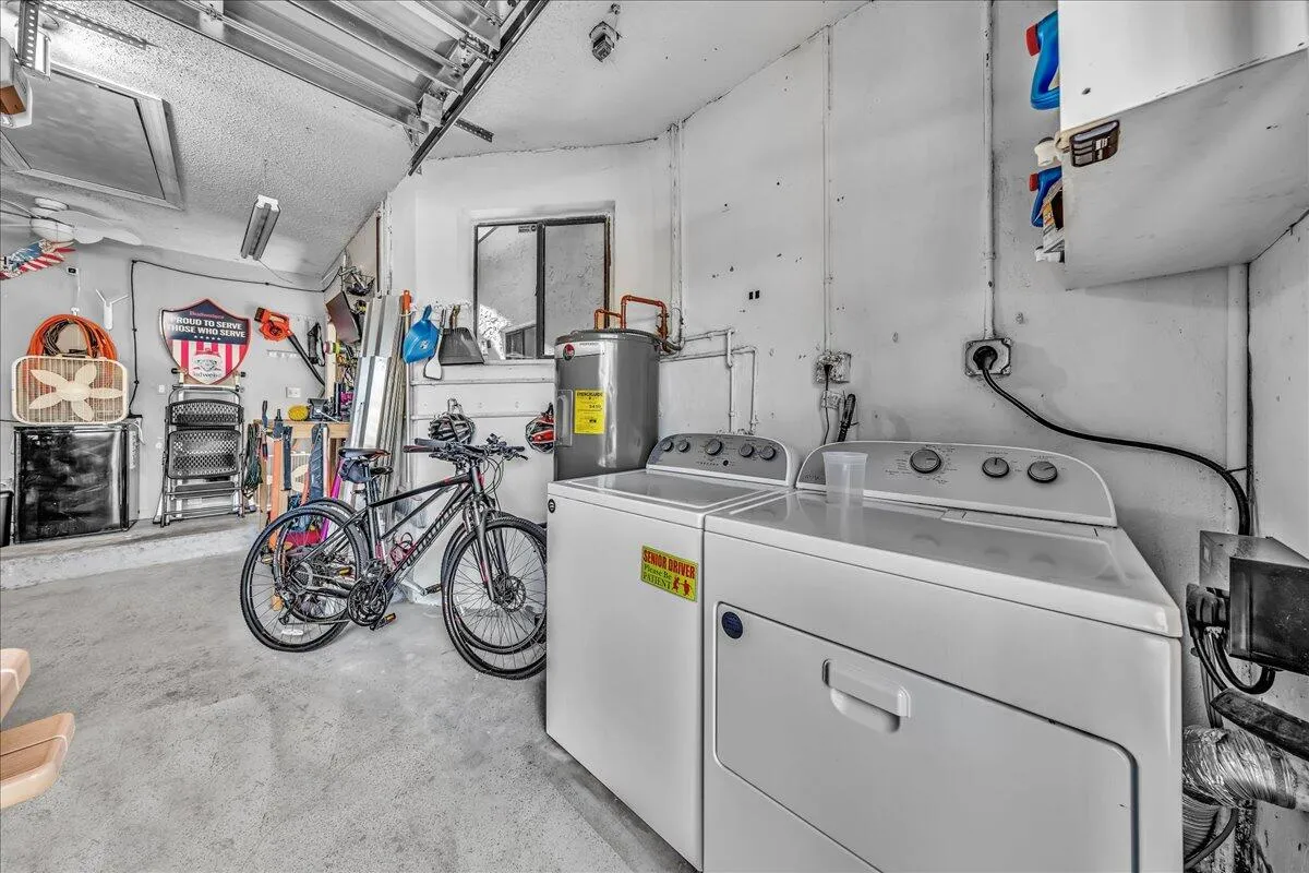 1 CAR LARGE GARAGE WITH LAUNDRY