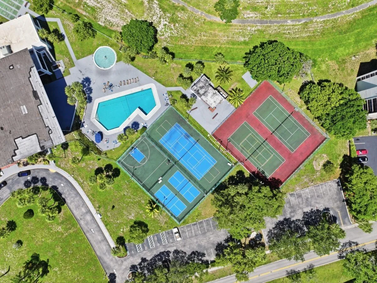 Tennis & Pickle Ball, and Basketball Courts