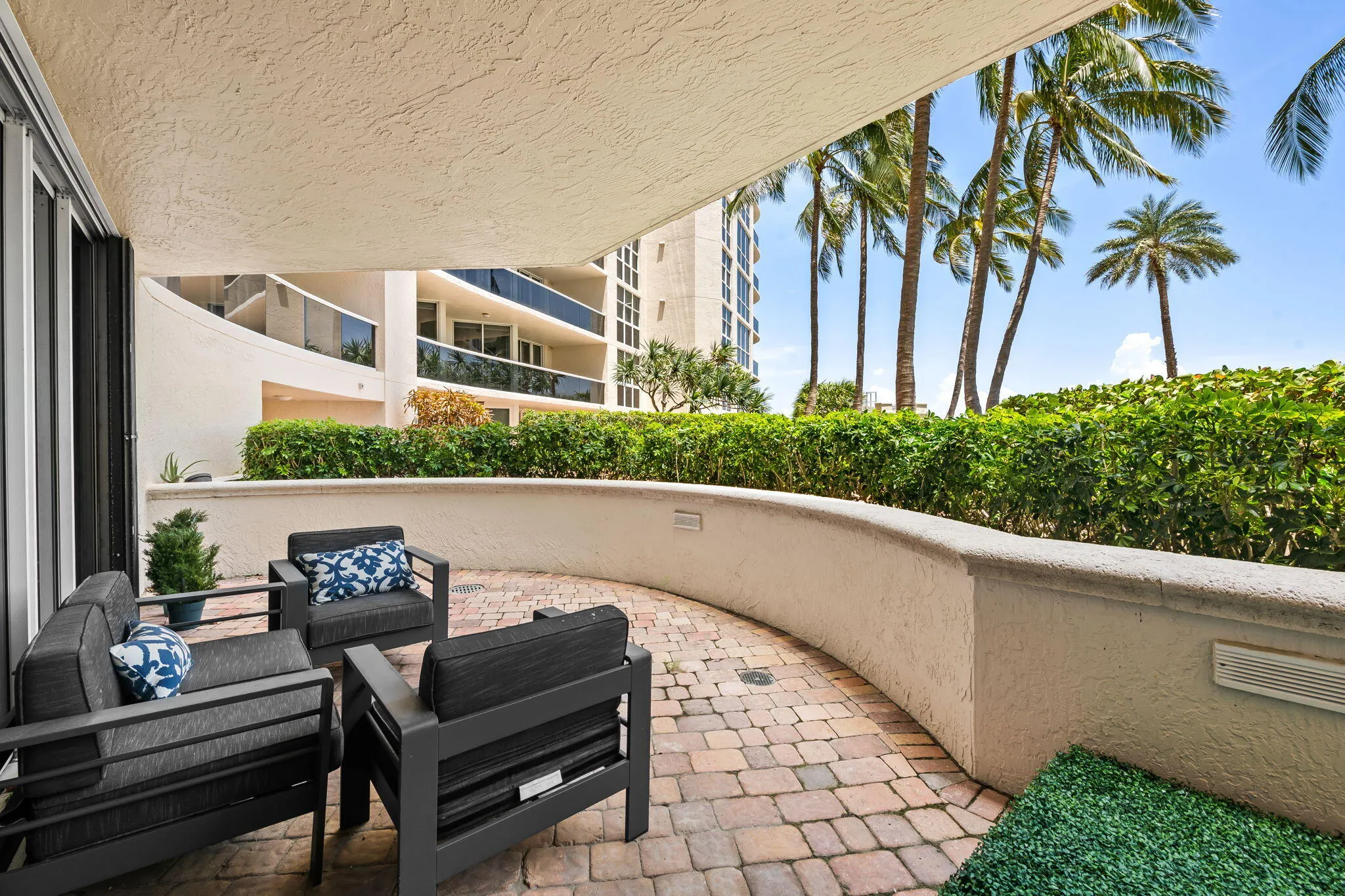 Expansive terrace