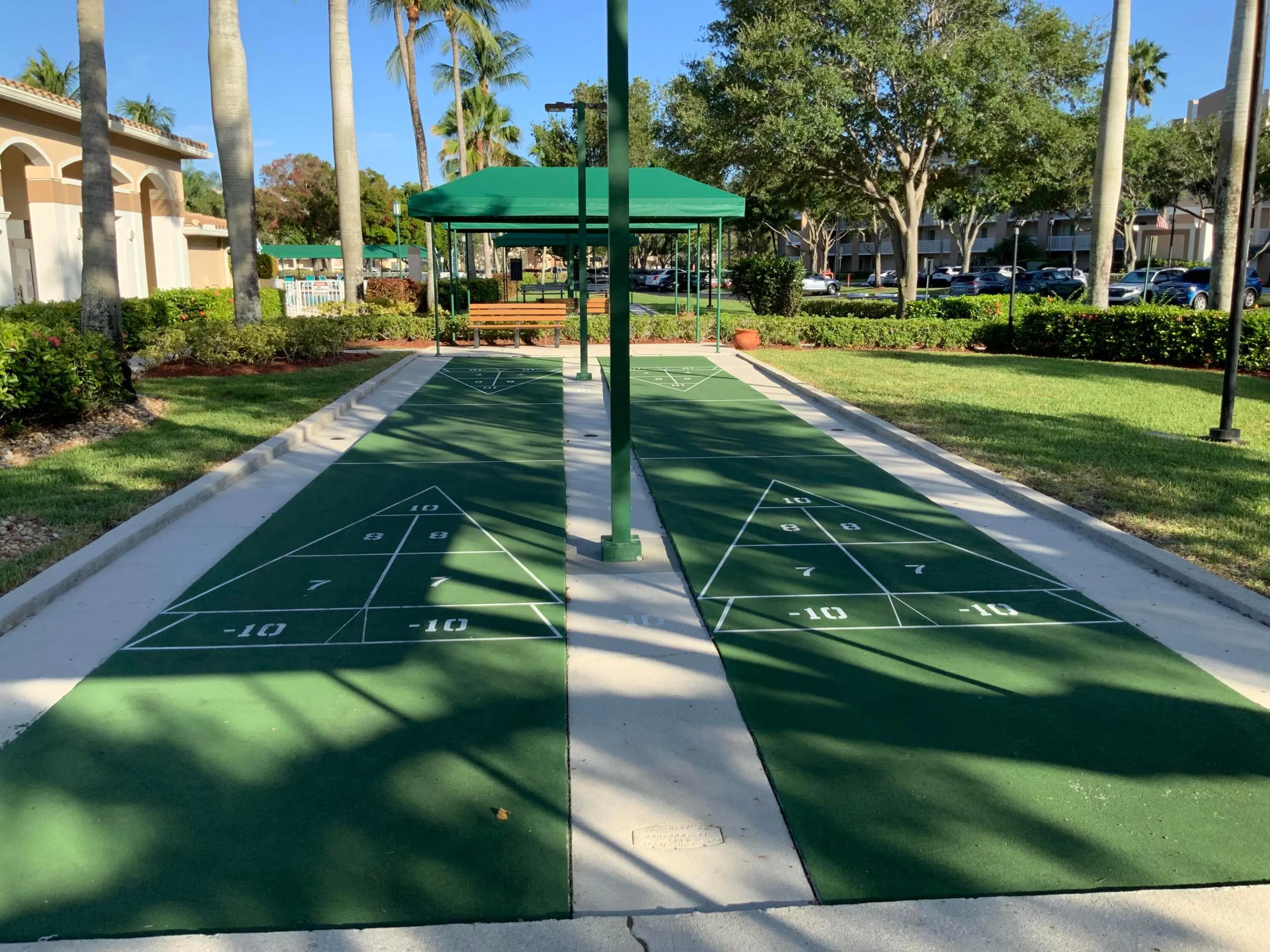 Weldon shuffleboard courts
