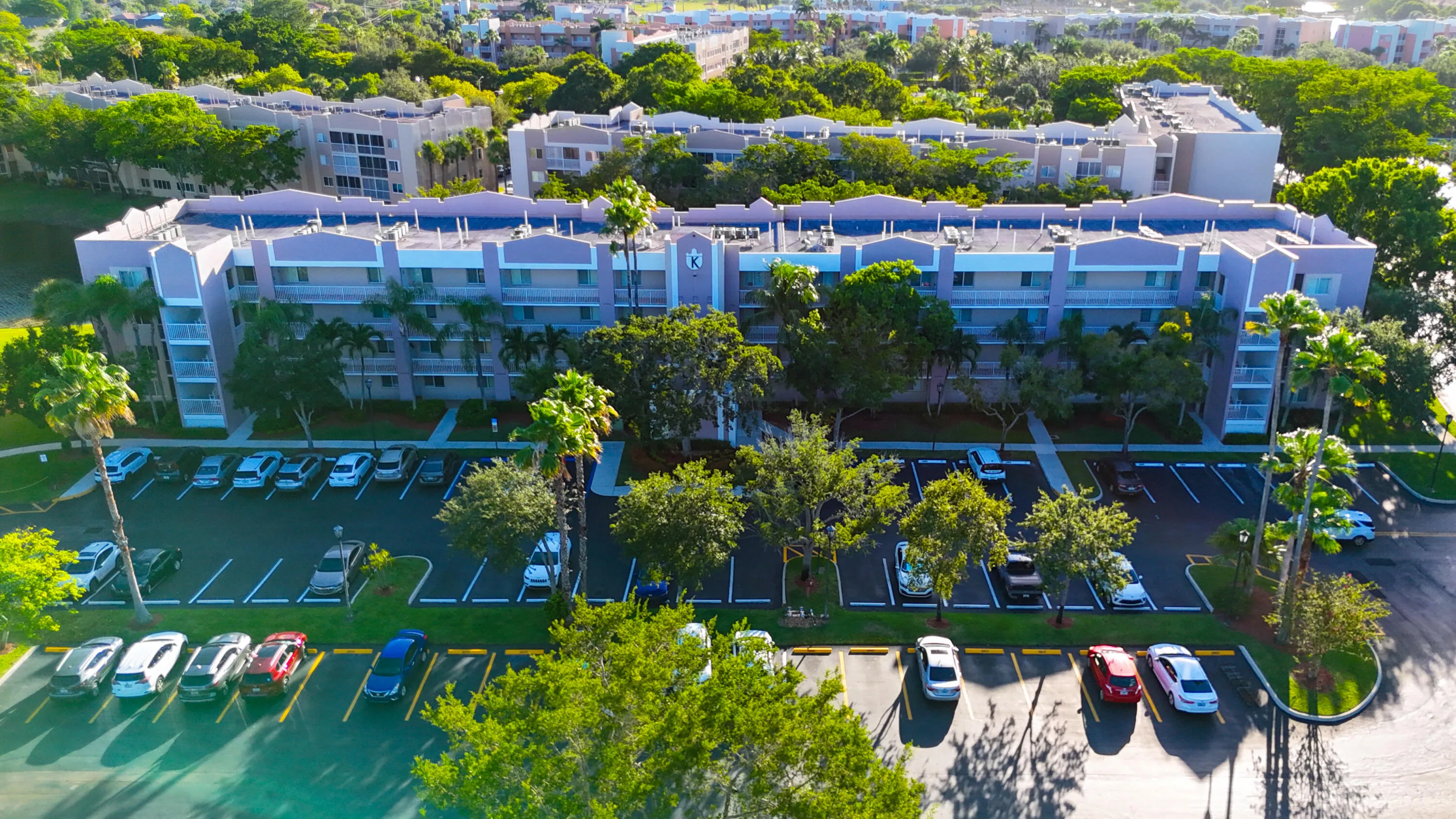 Aerial of K Building