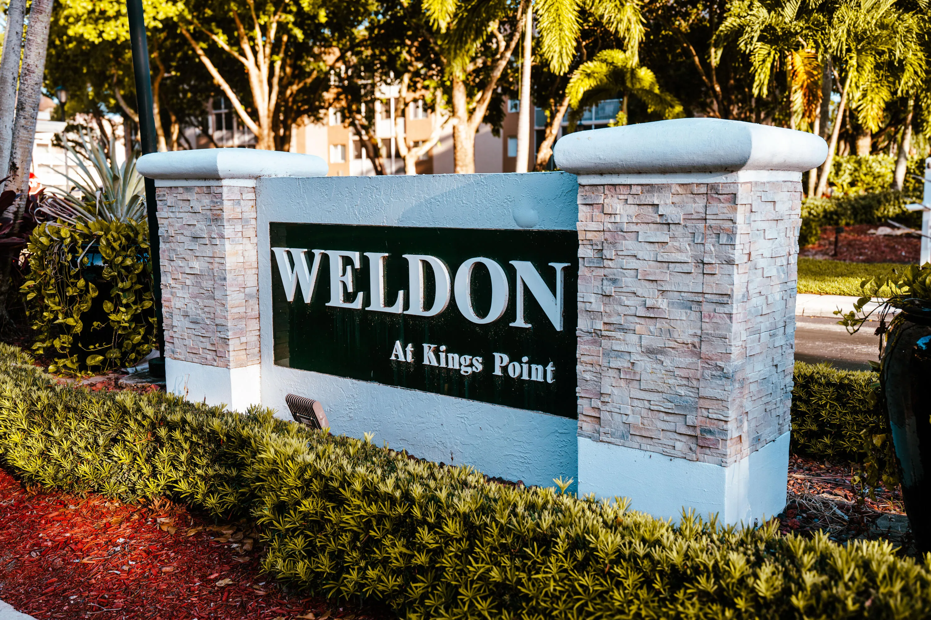 Weldon Community Monument Entry.