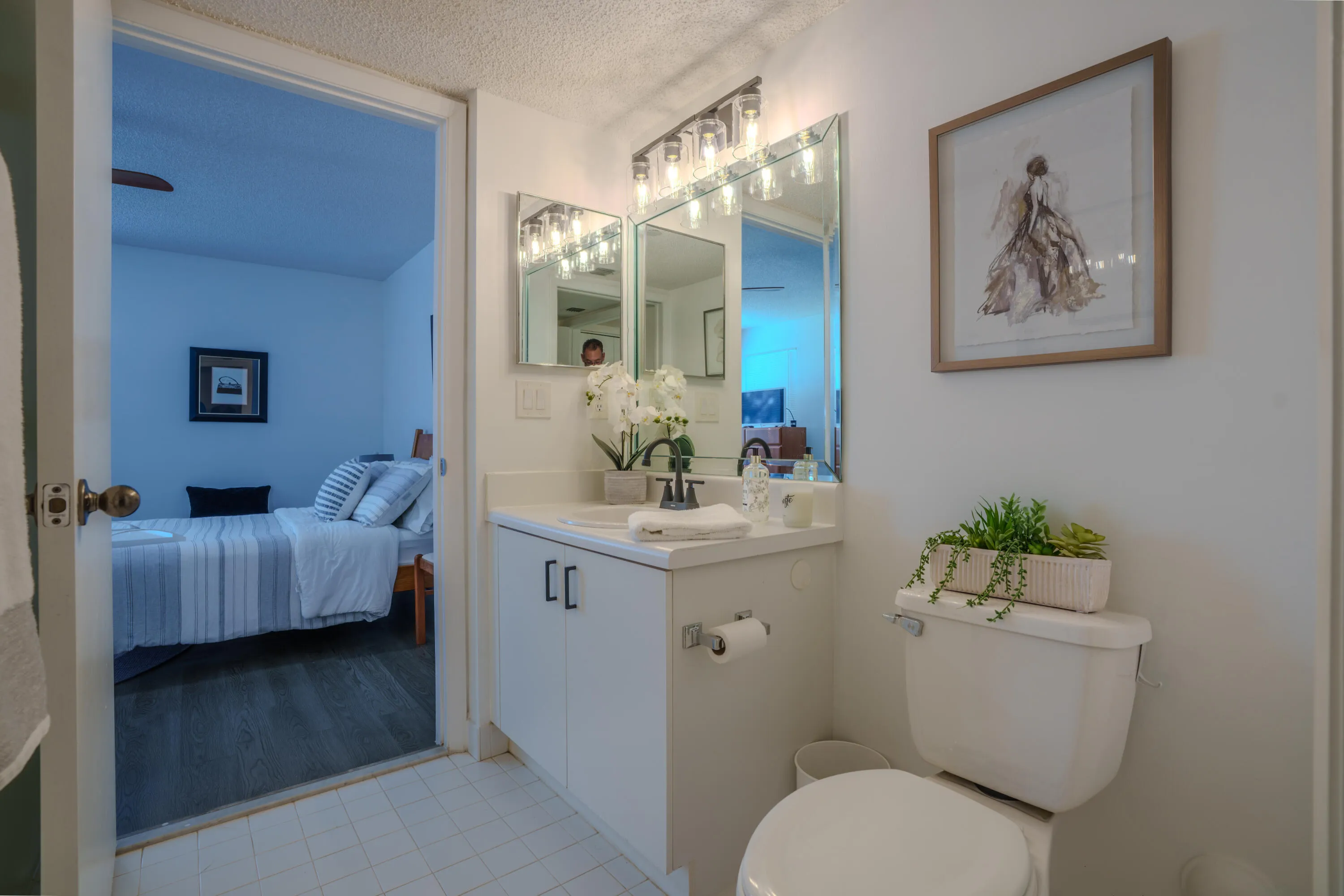 Master Bath from bedroom