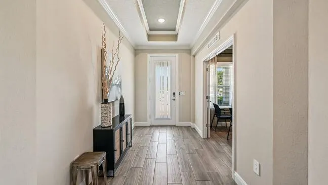 Model home - actual features may vary.