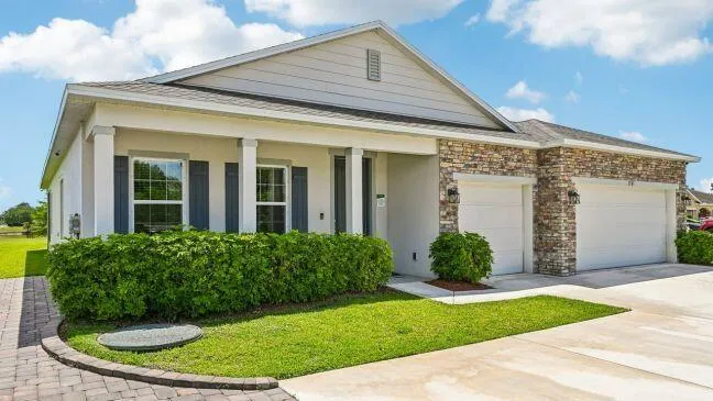 Model home - actual features may vary. Actual home does not have stone exterior accent