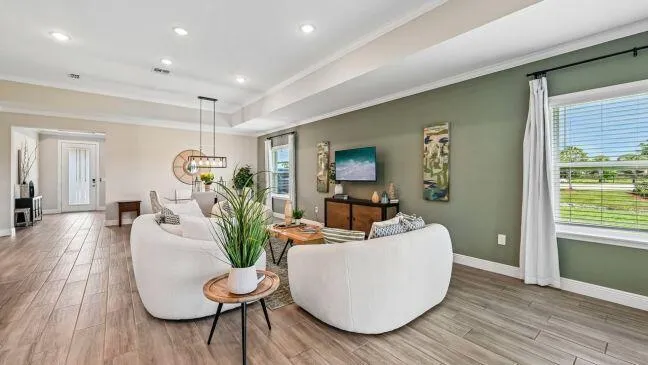 Model home - actual features may vary.