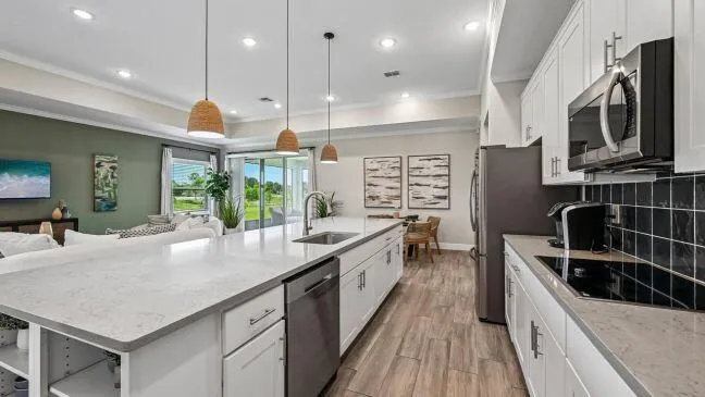 Model home - actual features may vary.