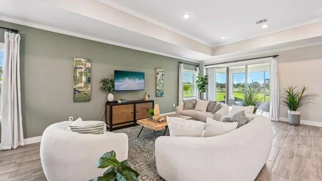 Model home - actual features may vary.